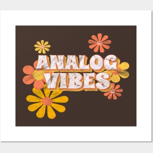 Analog Vibes Retro Hippie Posters and Art